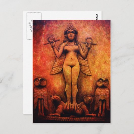 ishtar postkarte (Vorne/Hinten)