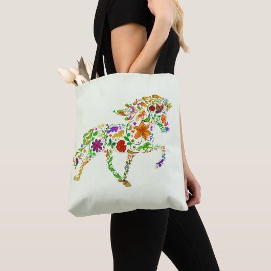 Isi Blume farbig Tasche (Von Nahem)