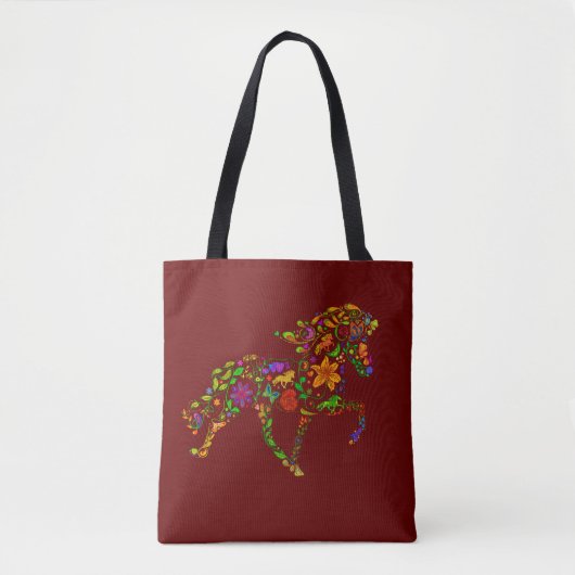 Isi Blume farbig Tasche (Vorderseite)