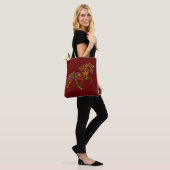 Isi Blume farbig Tasche (Am Model)