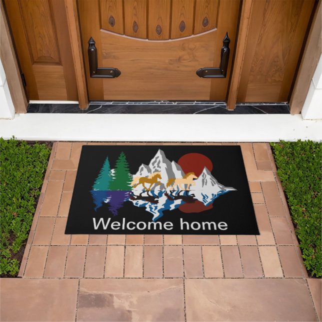 Isi in den Bergen Fußmatte (Außenbereich)