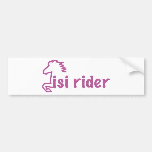 isi rider autoaufkleber (Vorne)