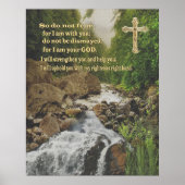 Isiah 41:10 Christliches Poster (Vorne)