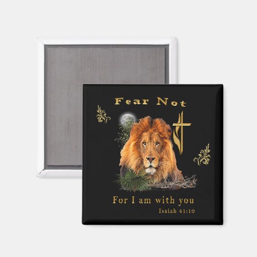 Isiah 41:10 magnet (Vorderseite/Rückseite)