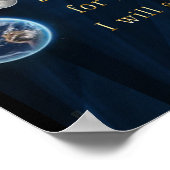 Isiah 41:10 Schrift-Poster Poster (Ecke)