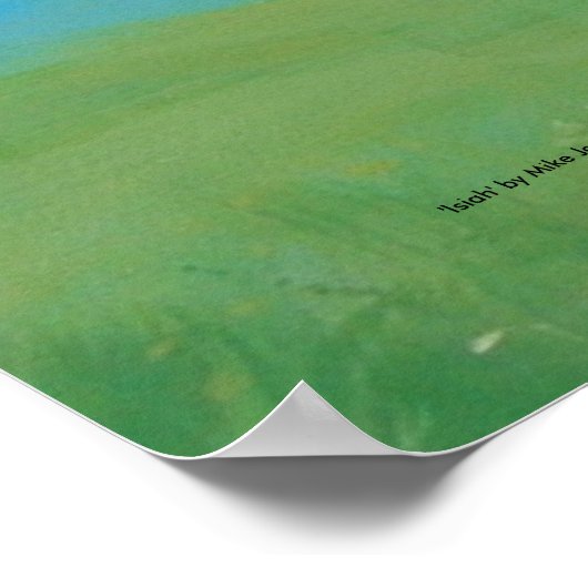 "Isiah" Kuhmalerei Poster (Ecke)