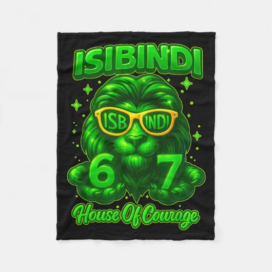 Isibindi Haus des Mutes Schul System 6 7 Lustig Fleecedecke (Vorderseite)