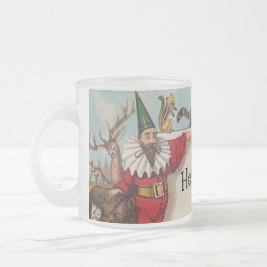 Isidore the Elf & his Animals Mattierte Tasse (Links)