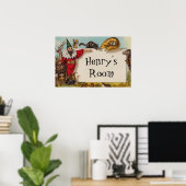 Isidore the Elf & his Animals Small Poster (Heimbüro)