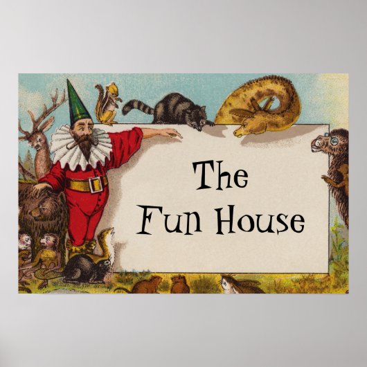 Isidore the Elf & his Animals Small Poster (Vorne)