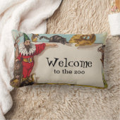 Isidore und seine Tiere Lumbar Kissen (Decke)