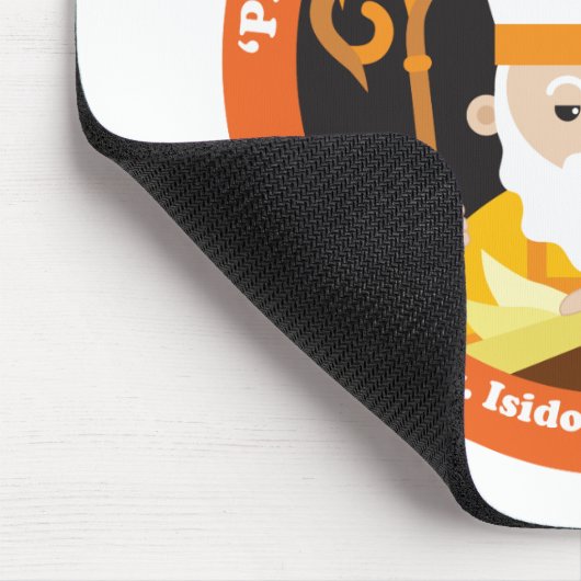 Isidore von Sevilla Mousepad (Ecke)