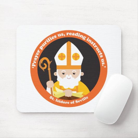 Isidore von Sevilla Mousepad (Mit Mouse)