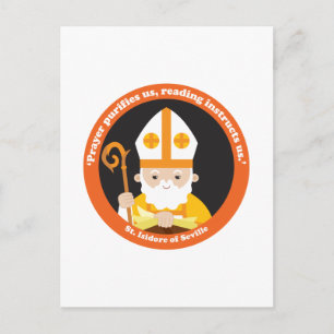 Isidore von Sevilla Postkarte