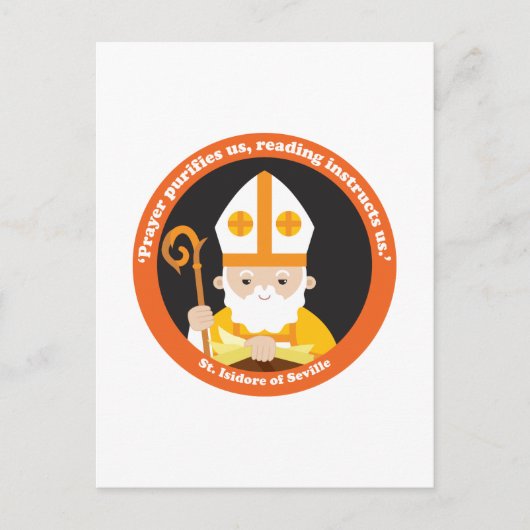 Isidore von Sevilla Postkarte (Vorderseite)