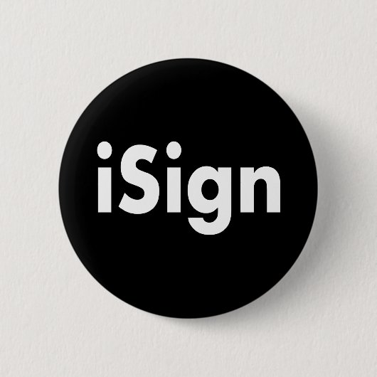iSign Button (Vorderseite)