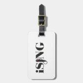 iSING Mikrofon-Ausführender Gepäckanhänger (Vorderseite vertikal)