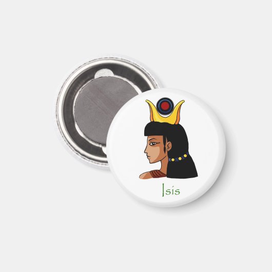 Isis Ancient Egyptian Godß magnet (Vorderseite/Rückseite)