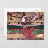 isis, antikes Ägypten Feiertagspostkarte (Vorne/Hinten)