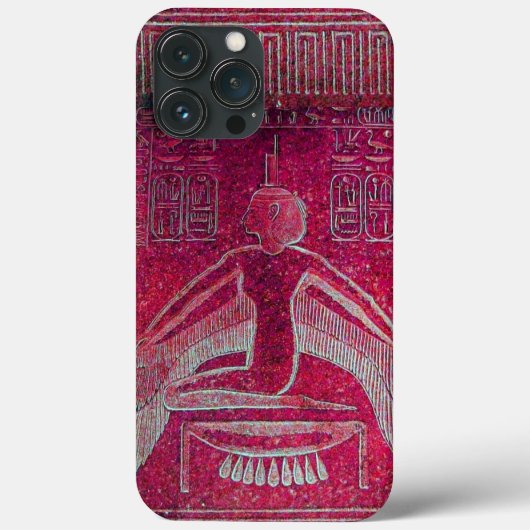 ISIS, antikes, weißes Rosa Case-Mate iPhone Hülle (Rückseite)