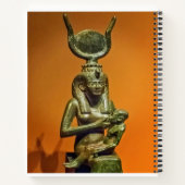 Isis(Auset) saugende Horus(Heru) Ägypten(Kemet) Notizblock (Rückseite)