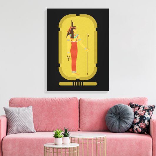 Isis Canvas Print Leinwanddruck (Insitu (Wohnzimmer))