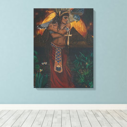 Isis Canvas Print Leinwanddruck (Insitu (Holzboden))