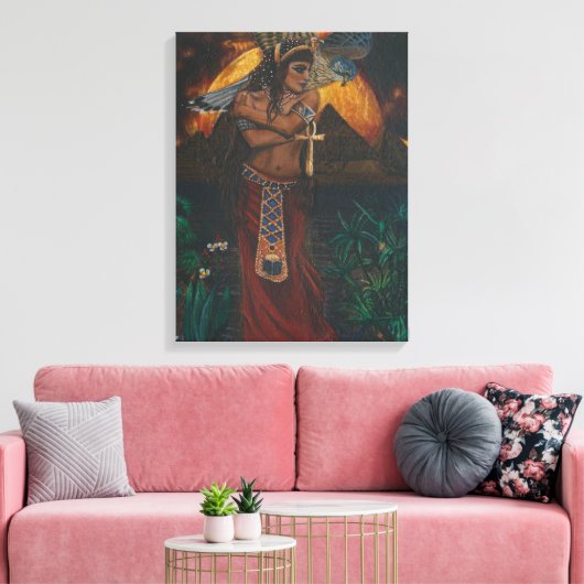 Isis Canvas Print Leinwanddruck (Insitu (Wohnzimmer))