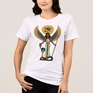 Isis Egyptian Goddess - Egyptian Goddess Maat Isis Tri-Blend Shirt