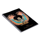Isis Egyptian Goddess Wings Maureen Girard Notizblock (Rechte Seite)