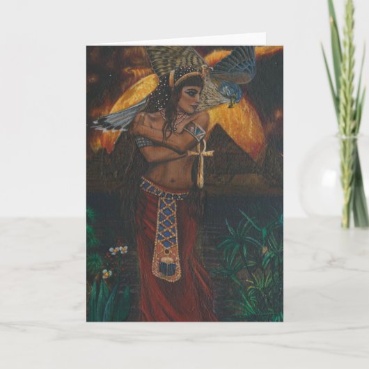 Isis Grußkarte Karte (Vorderseite)