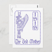 Isis Postkarte (Vorne/Hinten)