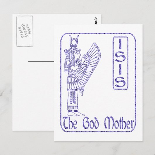 Isis Postkarte (Vorne/Hinten)