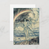 "Isis Rainbow Goddess" von Arthur Rackham Dankeskarte (Vorne/Hinten)
