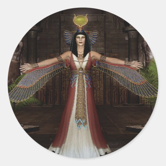 Isis Runder Aufkleber (Vorderseite)