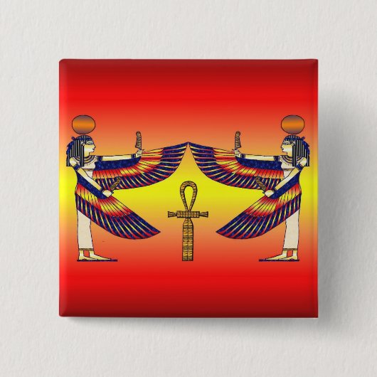 Isis-Spiegel Button (Vorderseite)