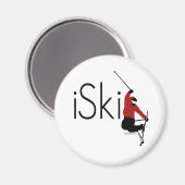 iSki Magnet (Vorderseite/Rückseite)