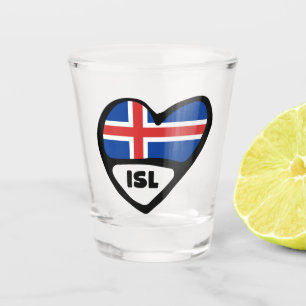 ISL-Ländercode Schnapsglas