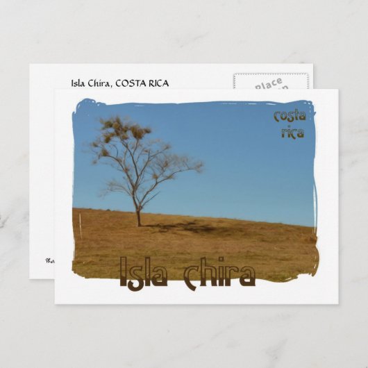 Isla de Chira Postkarte (Vorne/Hinten)