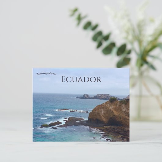 Isla de la Plata Ecuador Postkarte (Stehend Vorderseite)