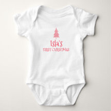 Isla Erstes Weihnachts-Baby 1. Weihnachten Name Ou