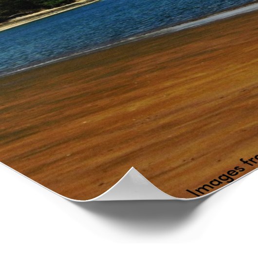 Isla Espiritu Santo, Islas las Perlas, Panama Poster (Ecke)