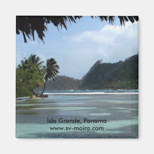 Isla Grande, Panama Magnet (Vorne)