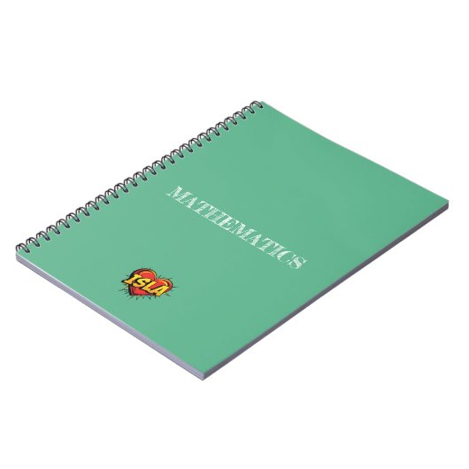 Isla Heart Green Notizblock (Linke Seite)