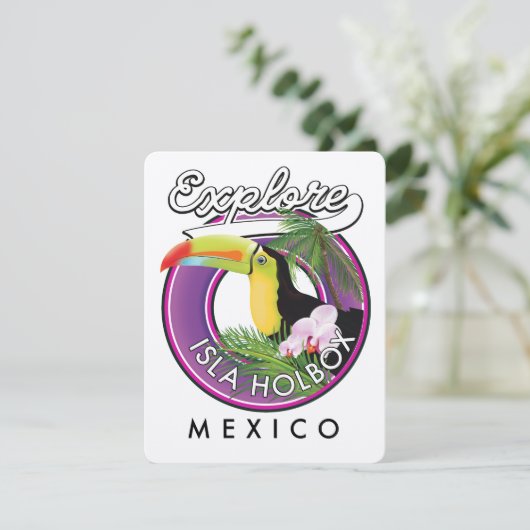 Isla Holbox Beach mexico Reisepflaster (Stehend Vorderseite)