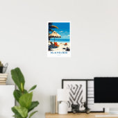 Isla Holbox Mexico Travel Print Poster (Heimbüro)