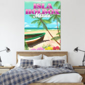 Isla Holbox Mexiko Leinwanddruck (Insitu (Schlafzimmer))