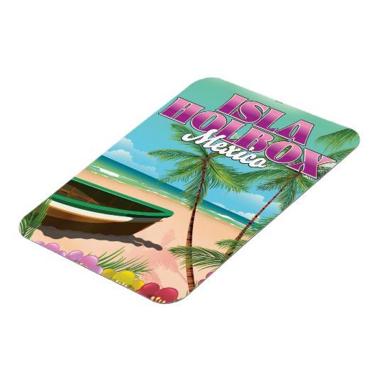 Isla Holbox Mexiko Magnet (Linke Seite)