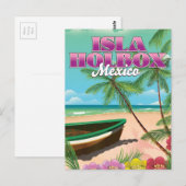 Isla Holbox Mexiko Postkarte (Vorne/Hinten)