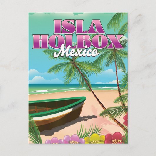Isla Holbox Mexiko Postkarte (Vorderseite)
